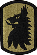 455th Chemical Brigade OCP Scorpion Shoulder Patch